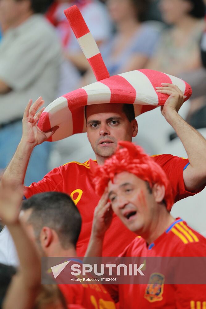UEFA Football Euro 2012. Spain vs. France
