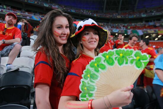 UEFA Football Euro 2012. Spain vs. France