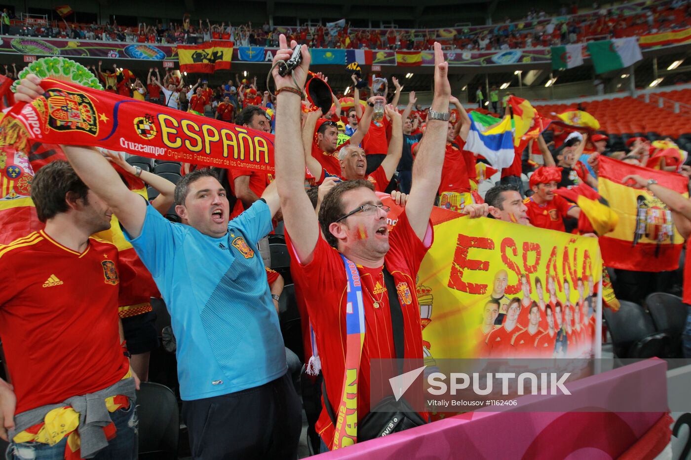 UEFA Football Euro 2012. Spain vs. France