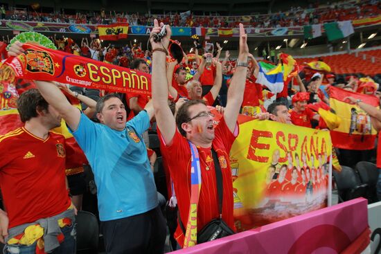 UEFA Football Euro 2012. Spain vs. France