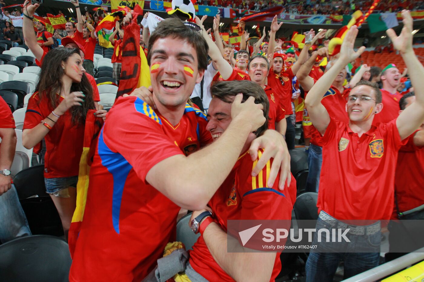 UEFA Football Euro 2012. Spain vs. France