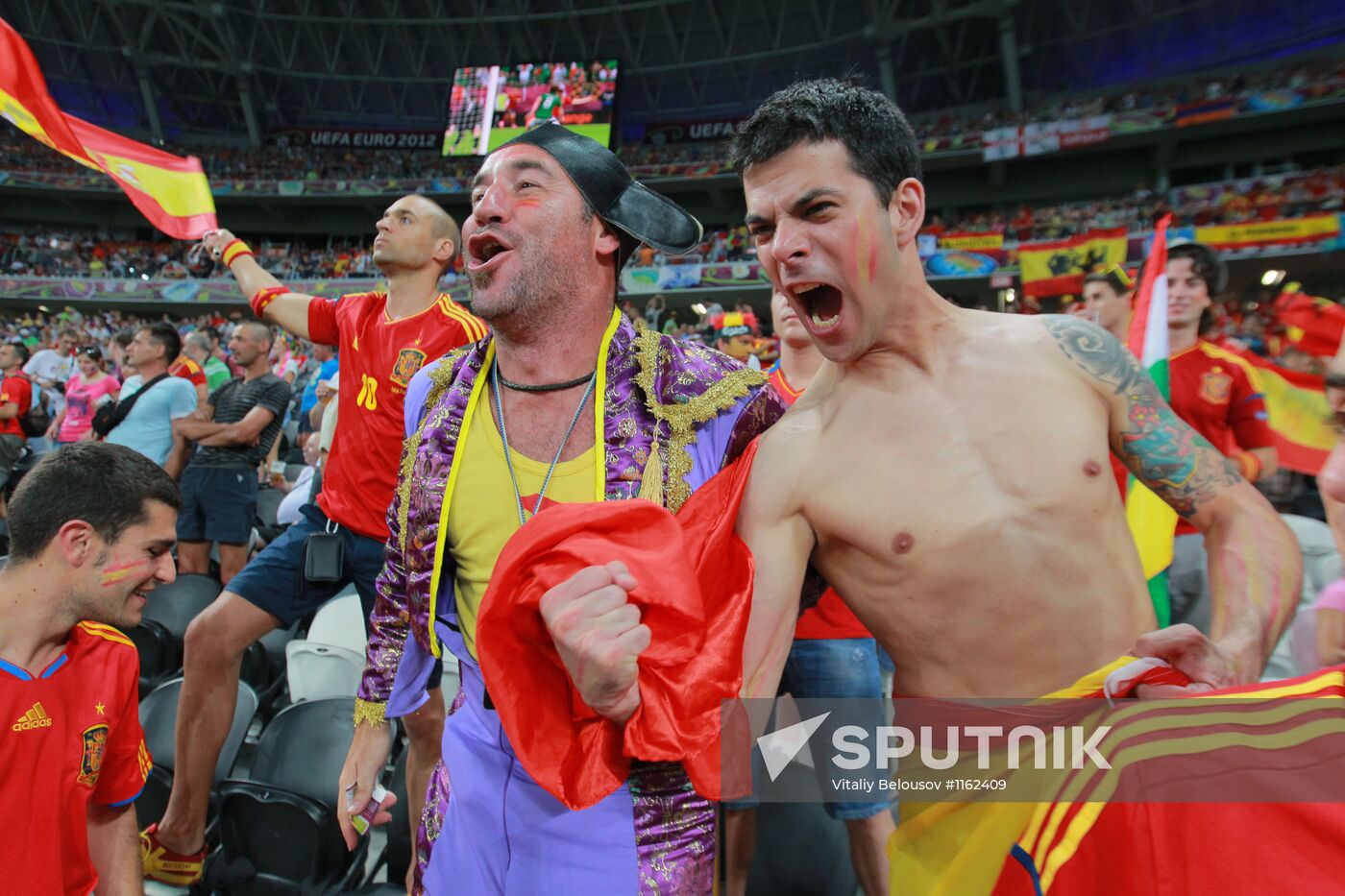 UEFA Football Euro 2012. Spain vs. France