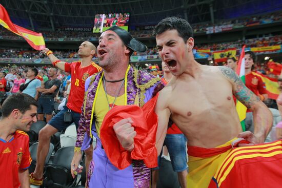 UEFA Football Euro 2012. Spain vs. France