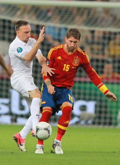 UEFA Football Euro 2012. Spain vs. France