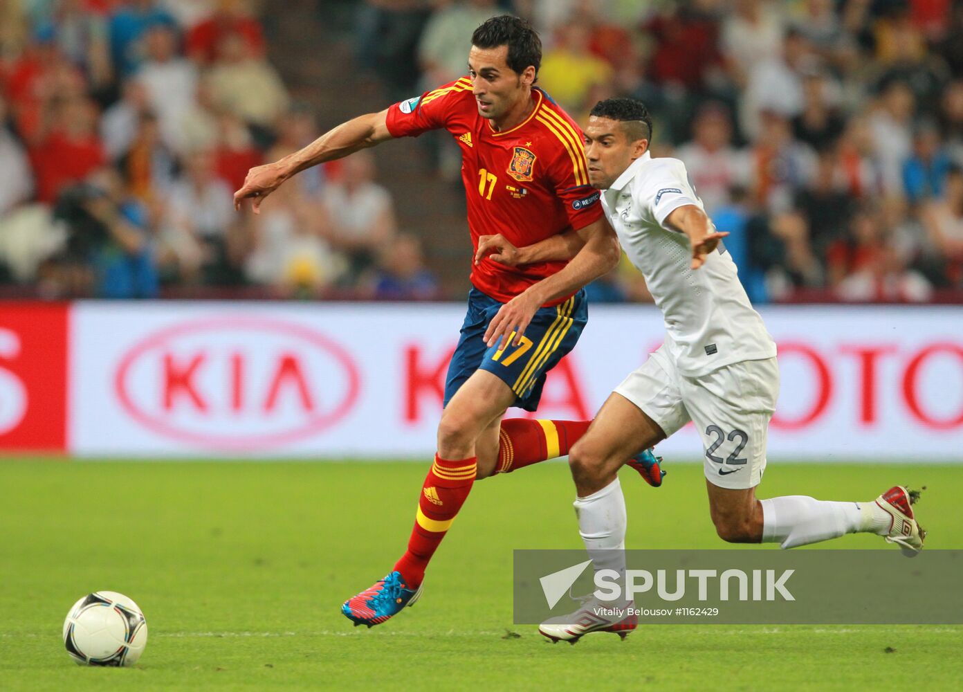 UEFA Football Euro 2012. Spain vs. France