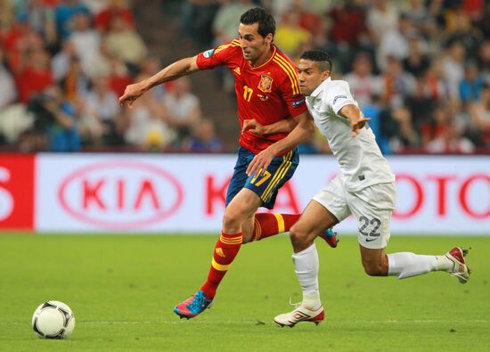 UEFA Football Euro 2012. Spain vs. France