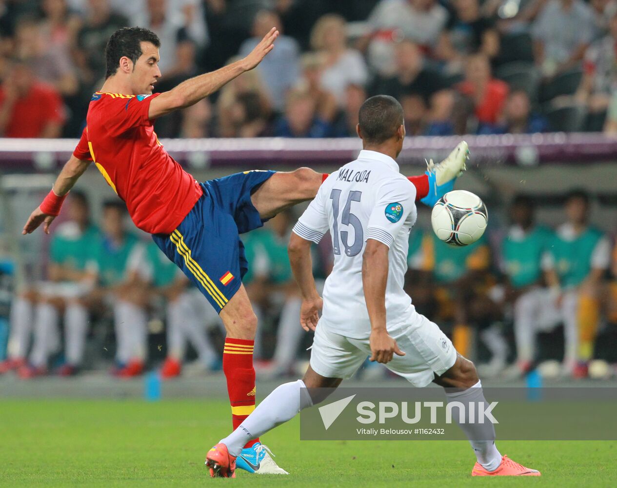 UEFA Football Euro 2012. Spain vs. France