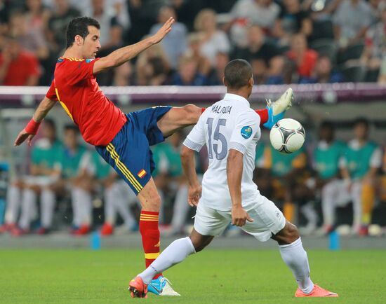 UEFA Football Euro 2012. Spain vs. France