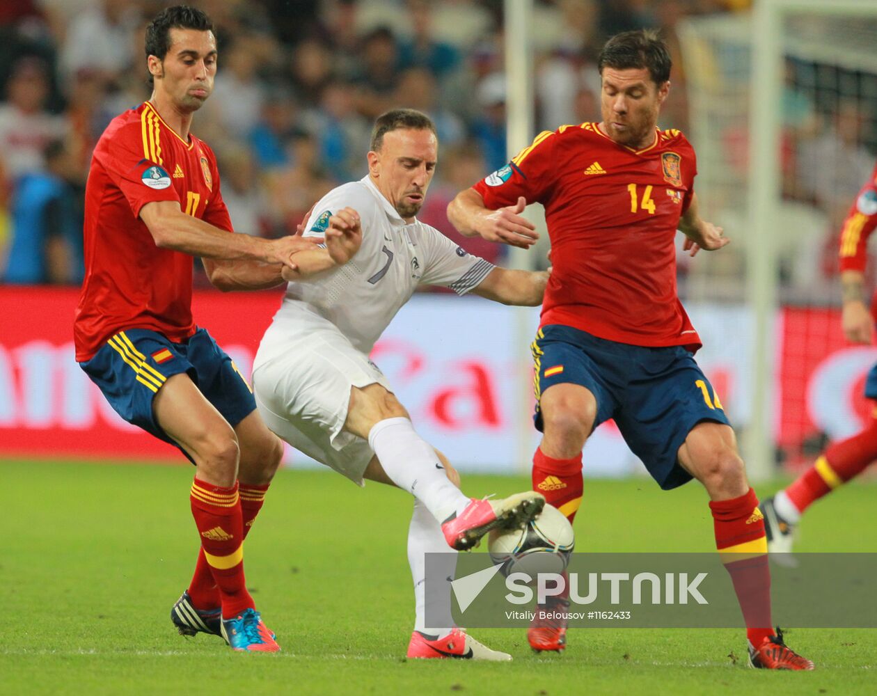 UEFA Football Euro 2012. Spain vs. France