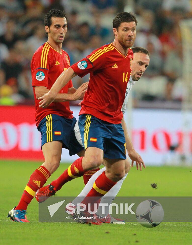 UEFA Football Euro 2012. Spain vs. France