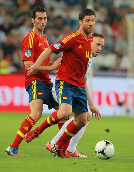 UEFA Football Euro 2012. Spain vs. France