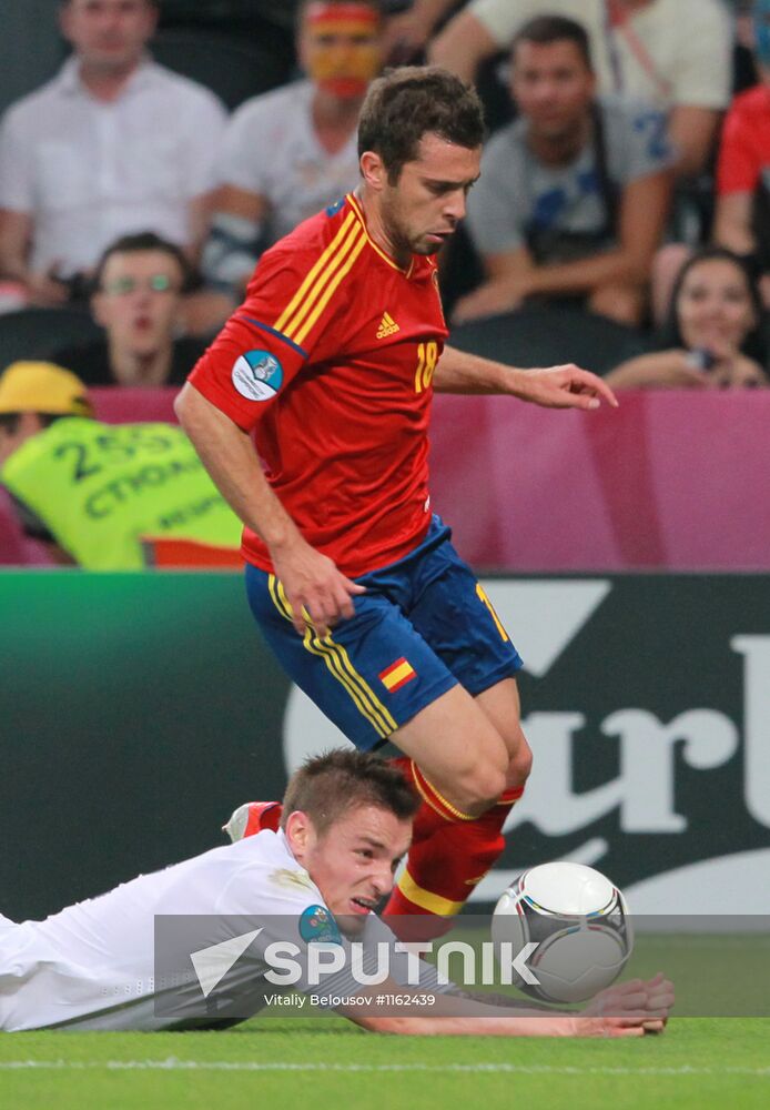 UEFA Football Euro 2012. Spain vs. France
