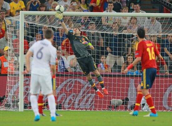 UEFA Football Euro 2012. Spain vs. France
