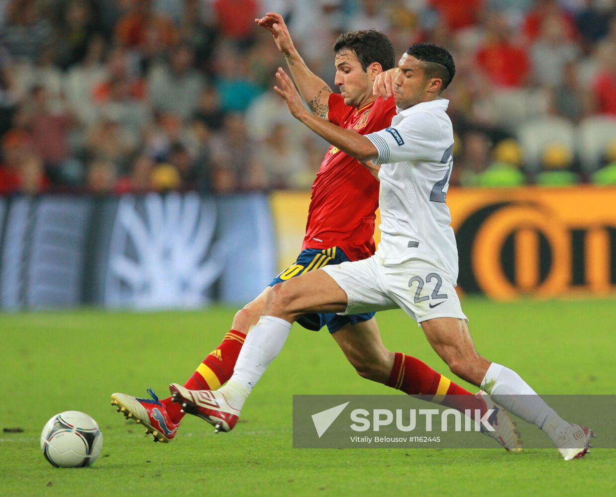 UEFA Football Euro 2012. Spain vs. France