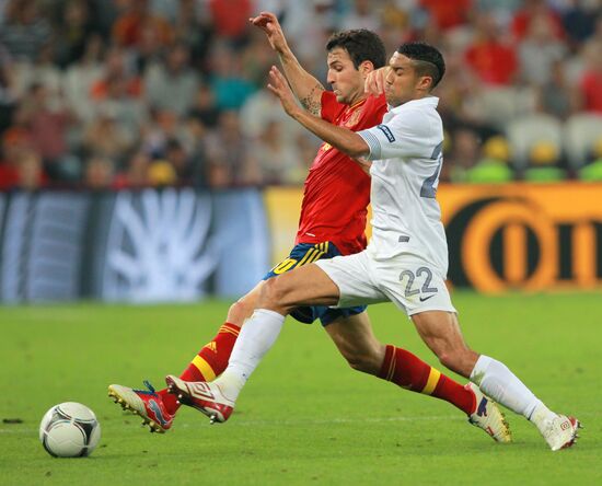 UEFA Football Euro 2012. Spain vs. France