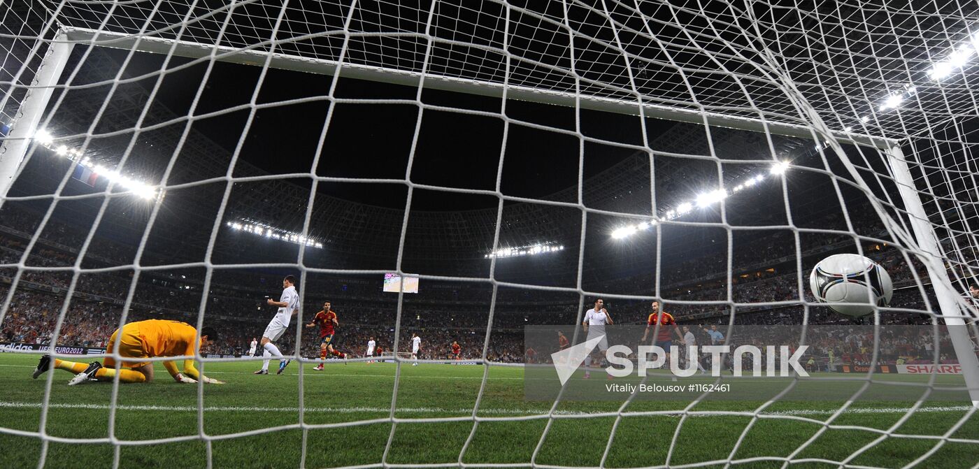 UEFA Football Euro 2012. Spain vs. France