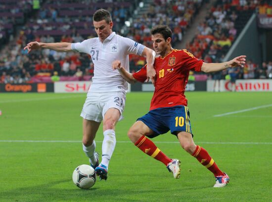 UEFA Football Euro 2012. Spain vs. France