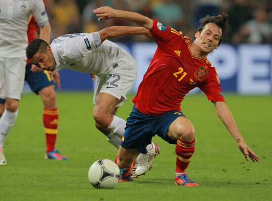 UEFA Football Euro 2012. Spain vs. France