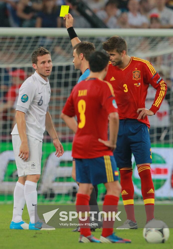 UEFA Football Euro 2012. Spain vs. France