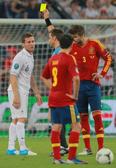 UEFA Football Euro 2012. Spain vs. France