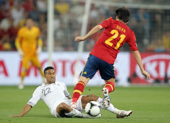UEFA Football Euro 2012. Spain vs. France