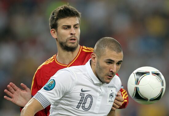 UEFA Football Euro 2012. Spain vs. France