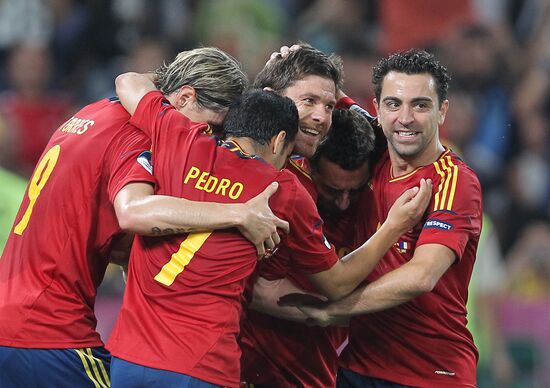 UEFA Football Euro 2012. Spain vs. France