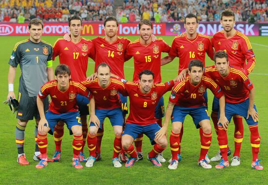 UEFA Football Euro 2012. Spain vs. France