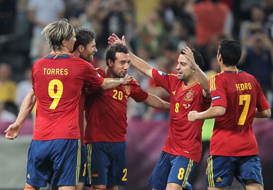 UEFA Football Euro 2012. Spain vs. France