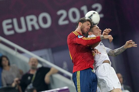UEFA Football Euro 2012. Spain vs. France