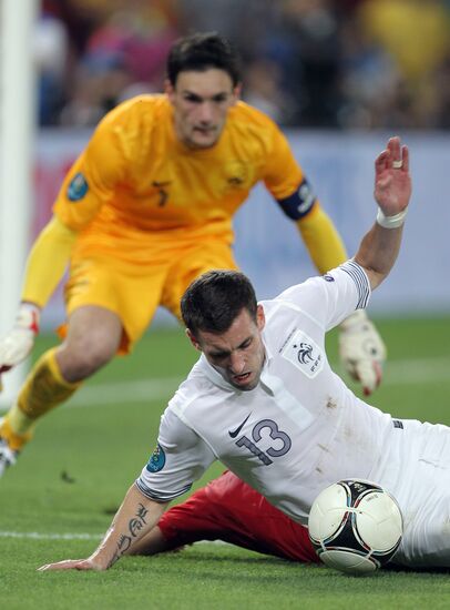 UEFA Football Euro 2012. Spain vs. France