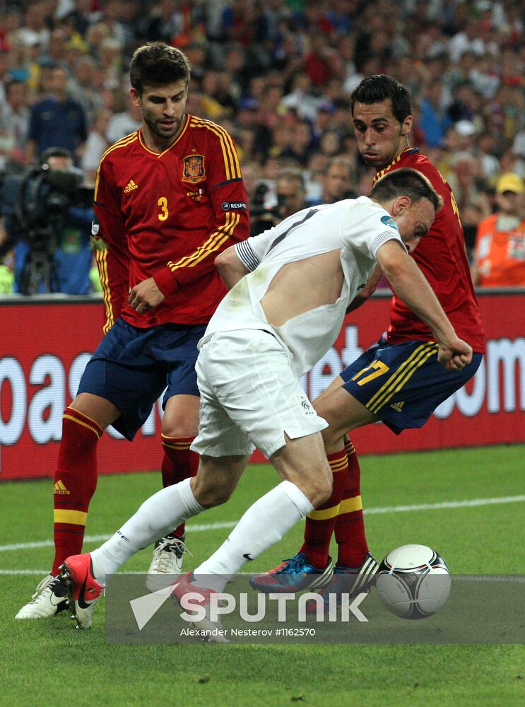 UEFA Football Euro 2012. Spain vs. France