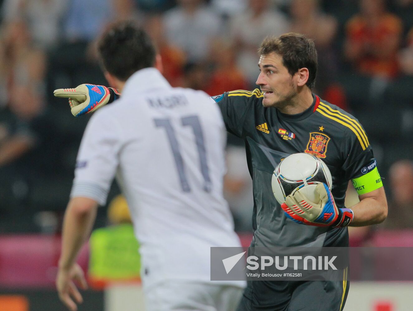 UEFA Football Euro 2012. Spain vs. France