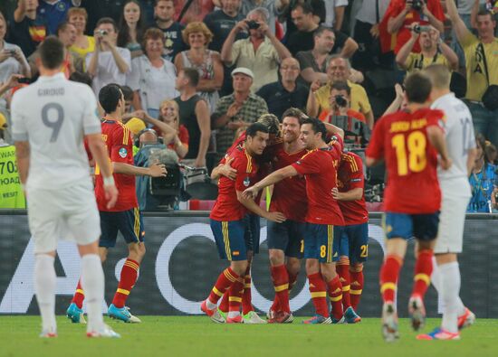 UEFA Football Euro 2012. Spain vs. France