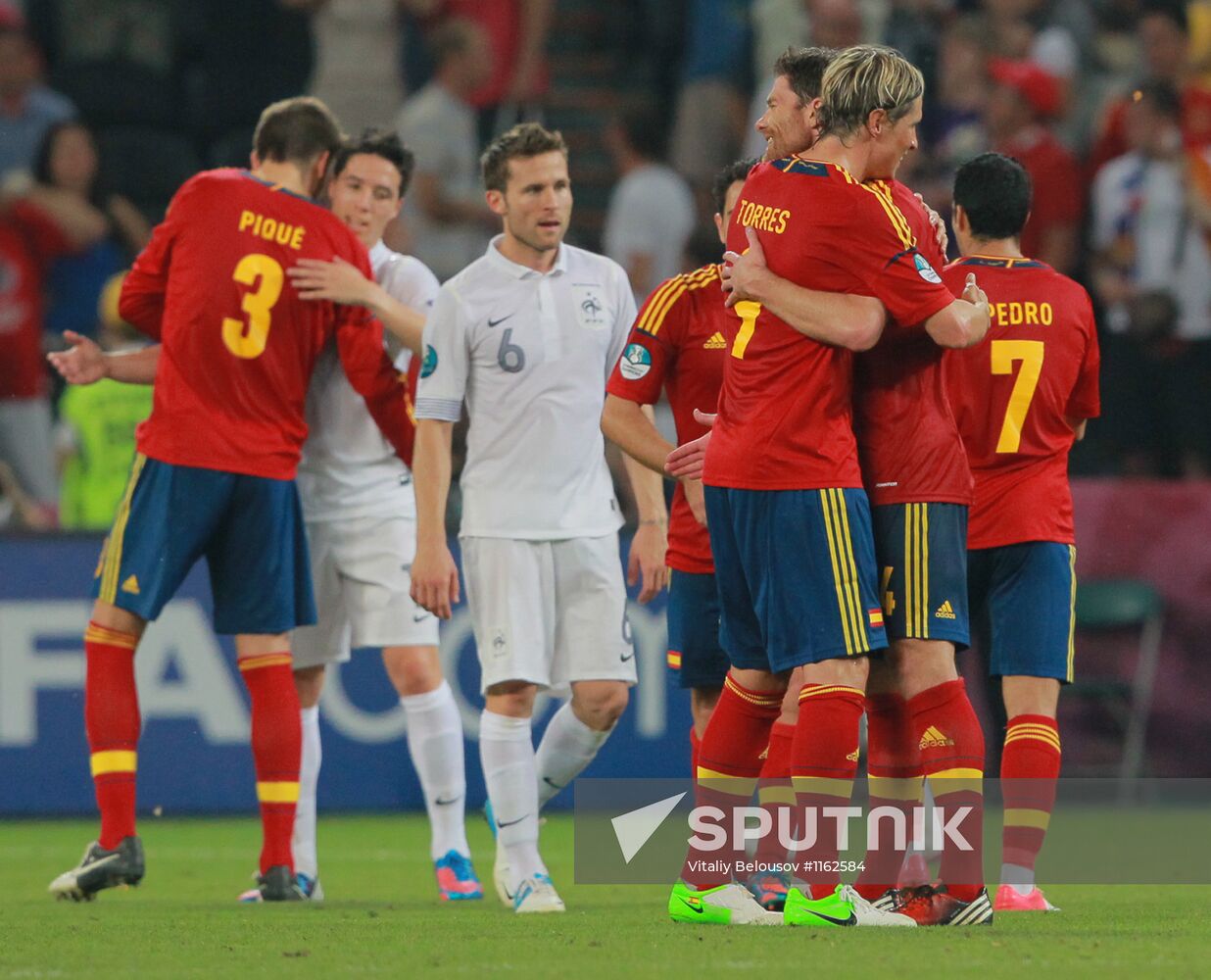 UEFA Football Euro 2012. Spain vs. France
