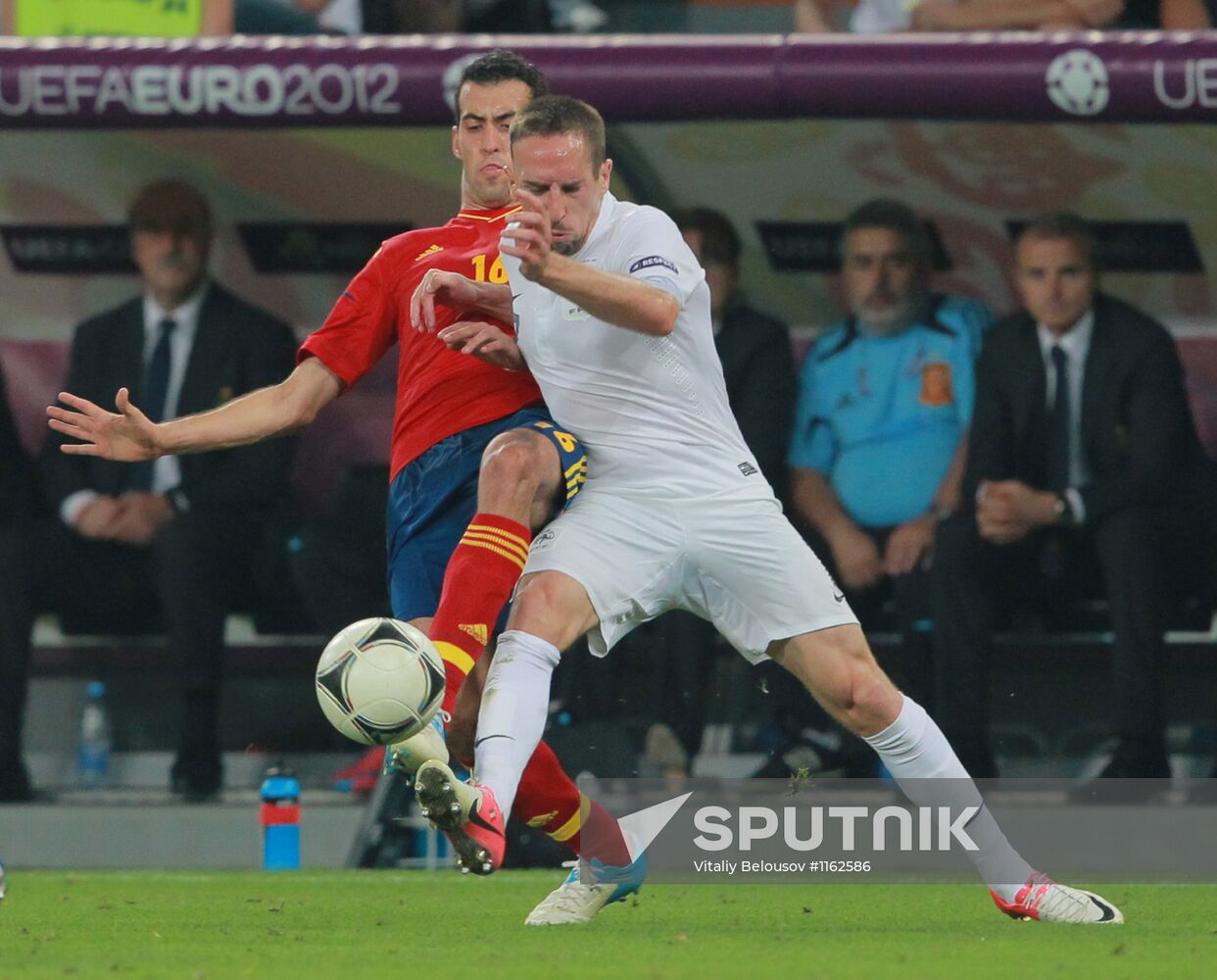 UEFA Football Euro 2012. Spain vs. France