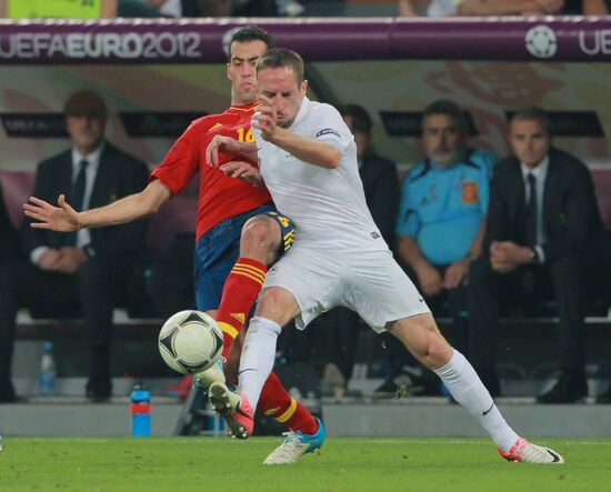 UEFA Football Euro 2012. Spain vs. France