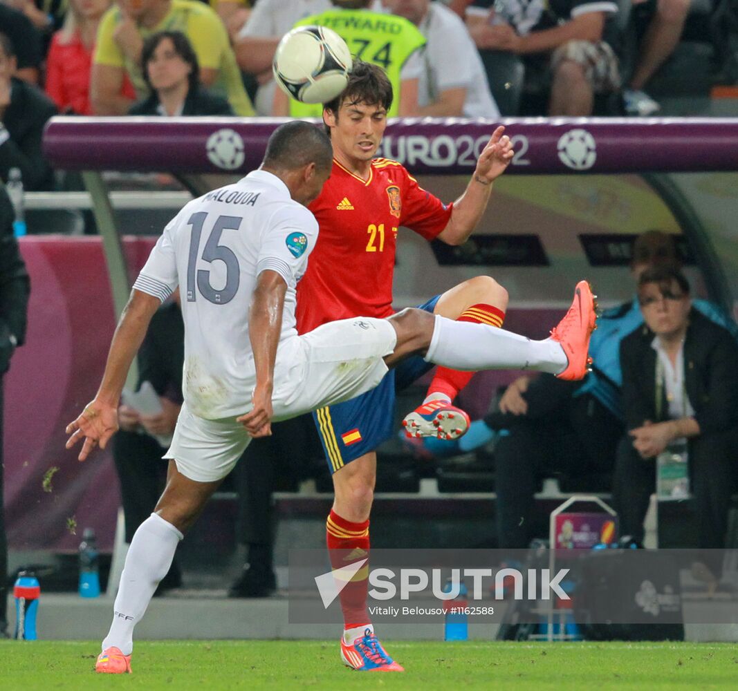 UEFA Football Euro 2012. Spain vs. France
