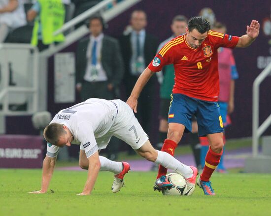 UEFA Football Euro 2012. Spain vs. France