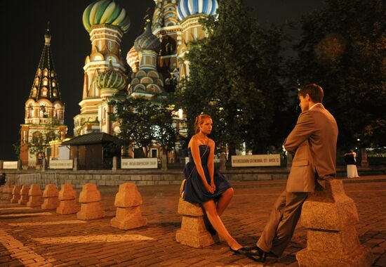 Moscow school graduates take part in final bell celebrations