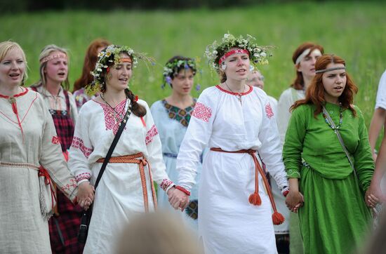 Kaluga Region residents celebrate Ivan Kupala Day