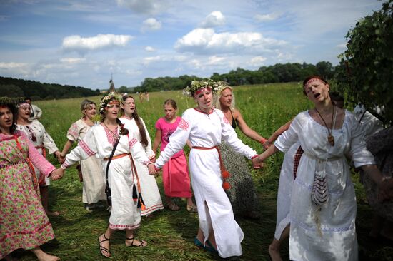 Kaluga Region residents celebrate Ivan Kupala Day