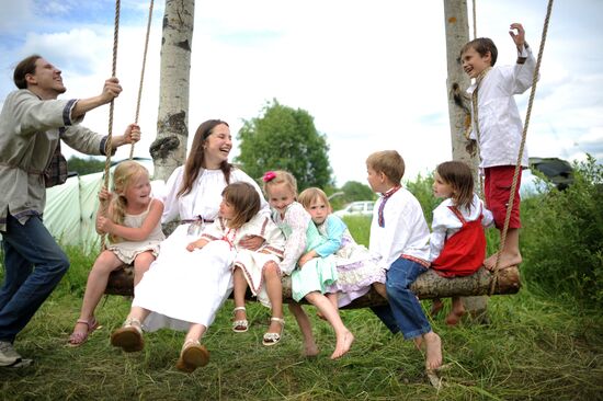 Kaluga Region residents celebrate Ivan Kupala Day