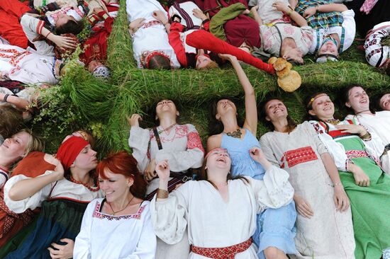 Kaluga Region residents celebrate Ivan Kupala Day