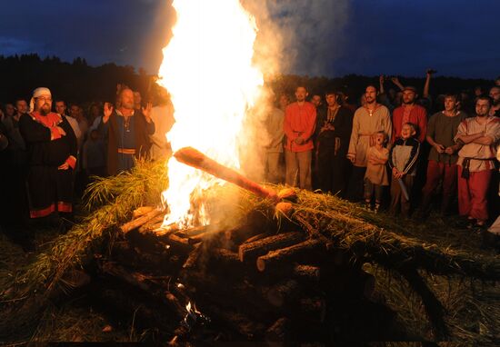 Kaluga Region residents celebrate Ivan Kupala Day