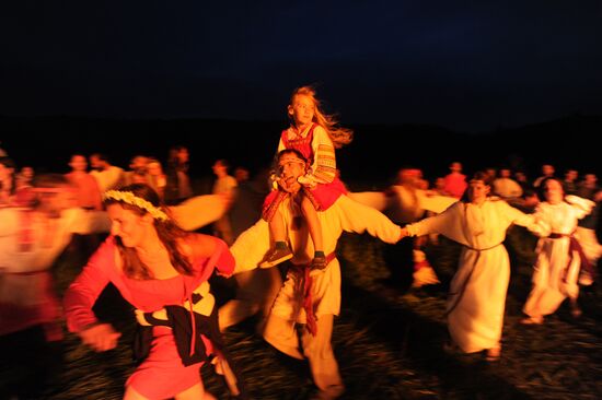 Kaluga Region residents celebrate Ivan Kupala Day