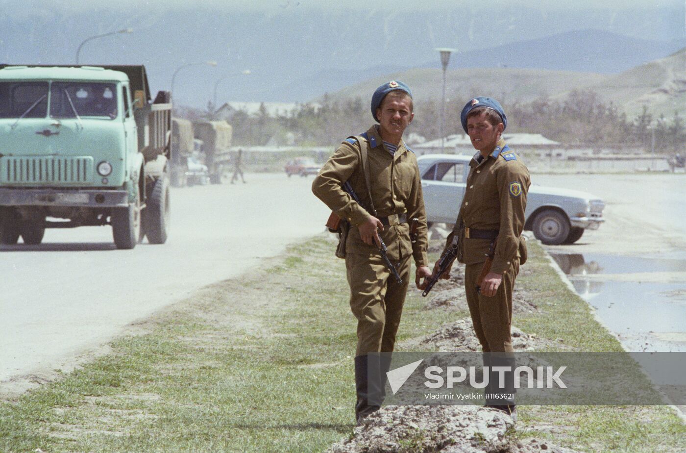 Soviet soldiers in Afghanistan