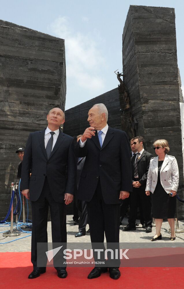 Russian President Vladimir Putin's working visit to Israel