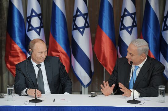 Russian President Vladimir Putin's working visit to Israel