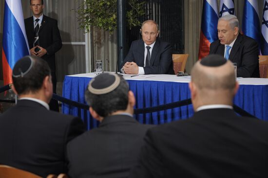 Russian President Vladimir Putin's working visit to Israel